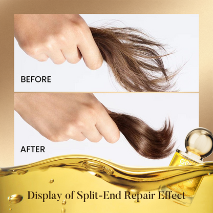 24k Gold Hair Oil-Transfer Dry Hair to Luxurious Shine in 7 Days